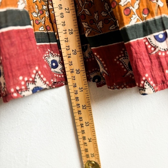 Vintage Casual Corner & Co Boho Elastic Waist Midi Skirt Sz M - Picture 7 of 7